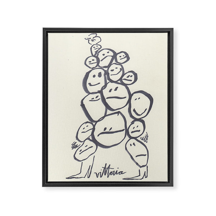 It's Complicated Framed Canvas Print Gallery Image 1