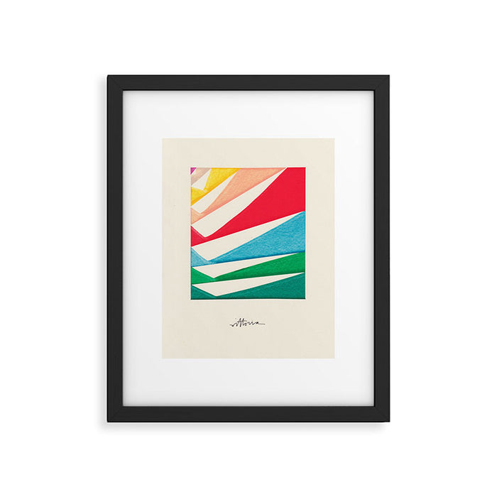 Negative Space Framed Art Print Gallery Image 1