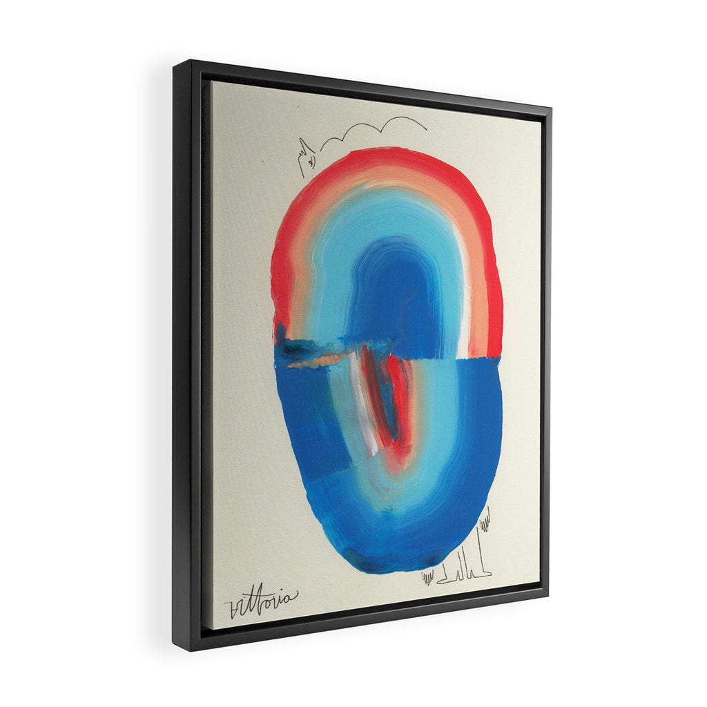 Portrait Of A Gemini Framed Canvas Print Gallery Image 2