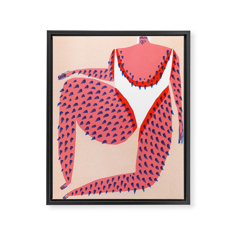 She Said Framed Canvas Print Gallery Image 6