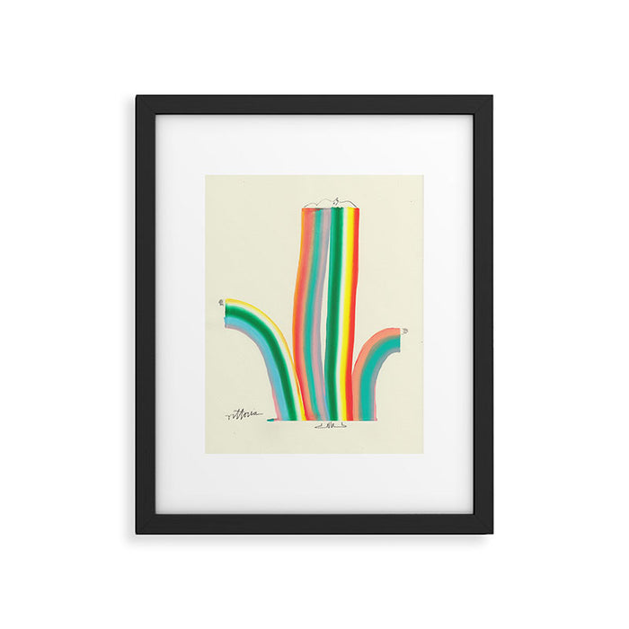 Shrug Emoji Framed Art Print Gallery Image 1