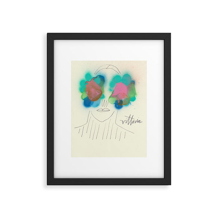 Take Off The Rose Colored Glasses Framed Art Print Gallery Image 1