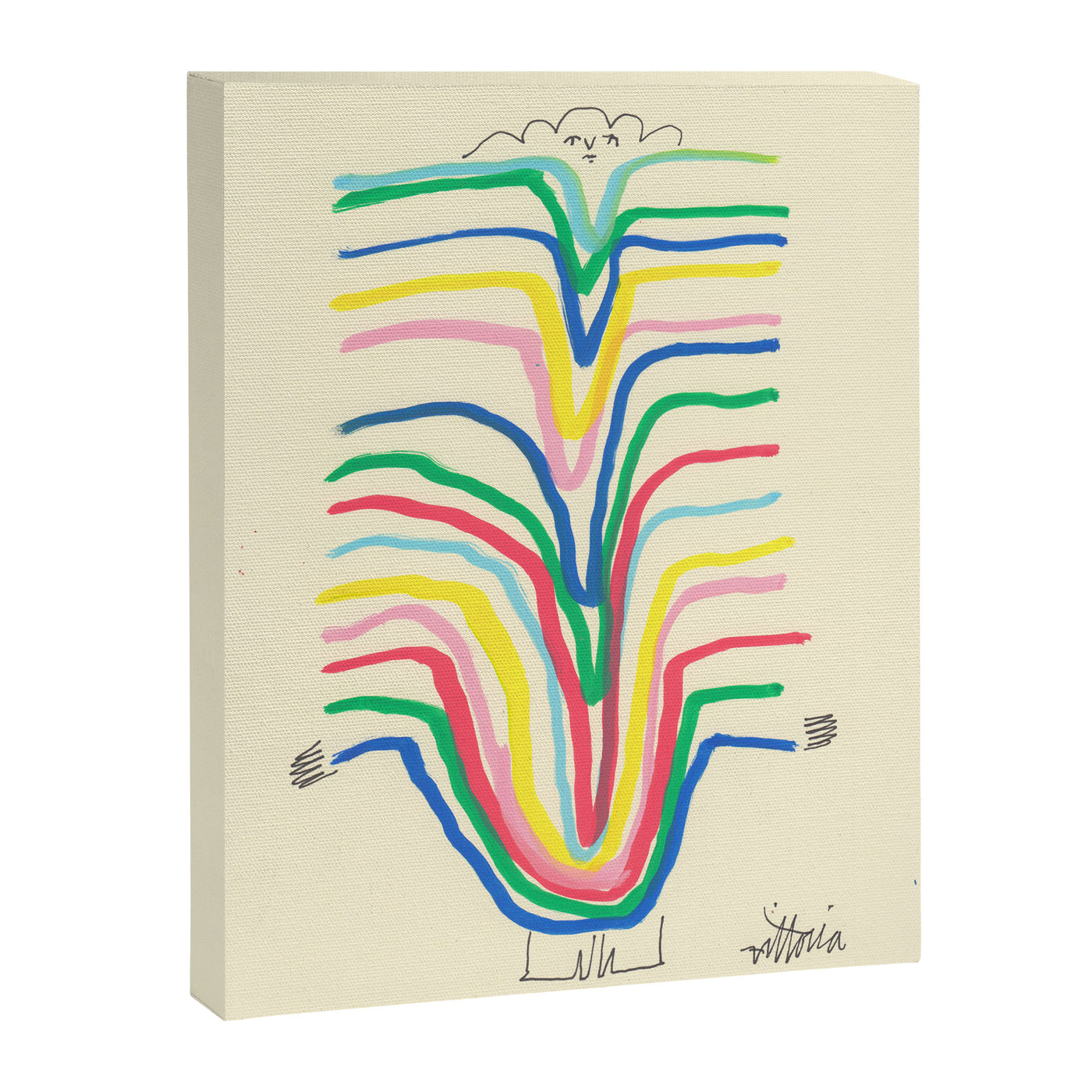 The Weight Of A Yes Canvas Print