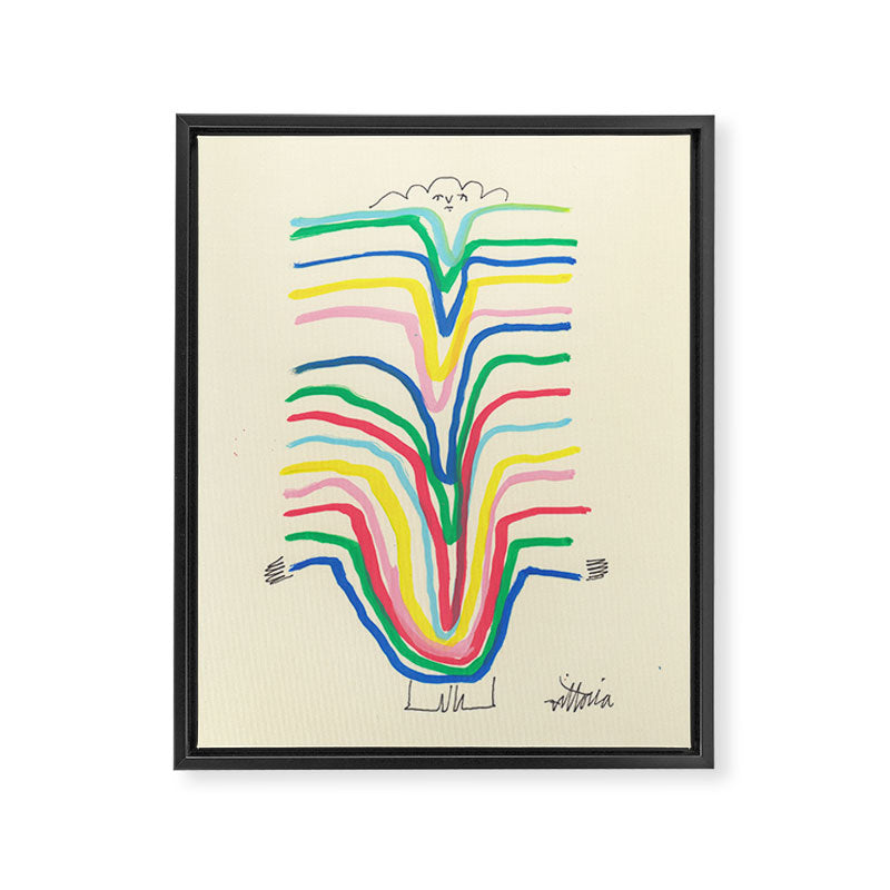 The Weight Of A Yes Framed Canvas Print Gallery Image 3