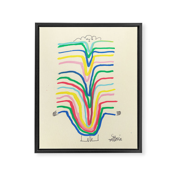 The Weight Of A Yes Framed Canvas Print Gallery Image 1