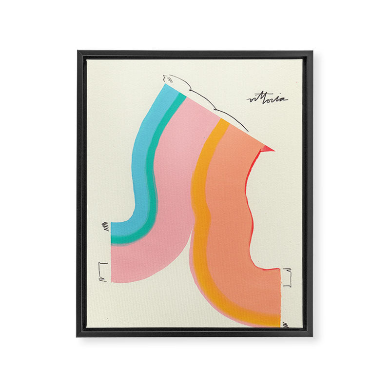 Wavelength Framed Canvas Print Gallery Image 6