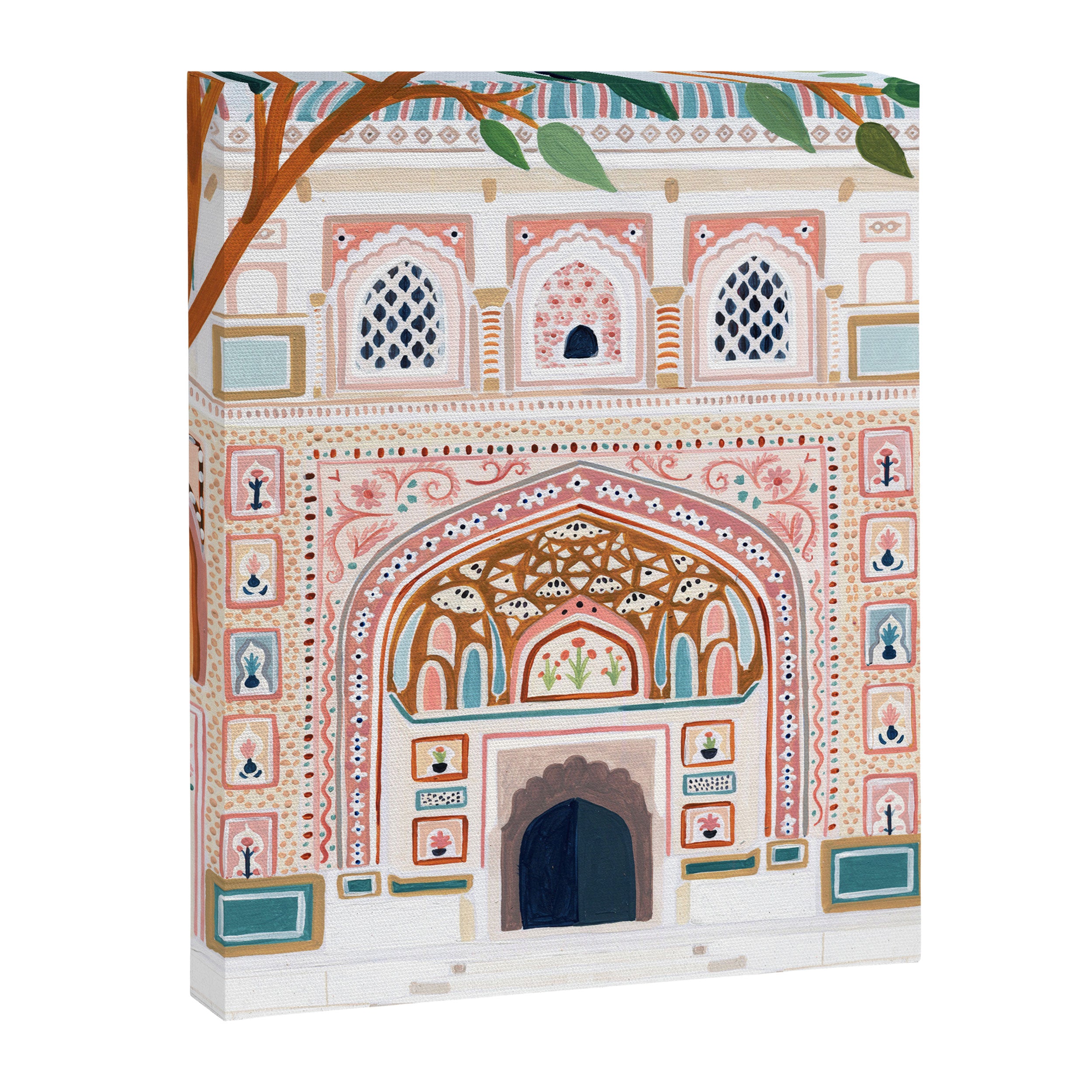 Amber Palace, India Canvas Print Gallery Image 6