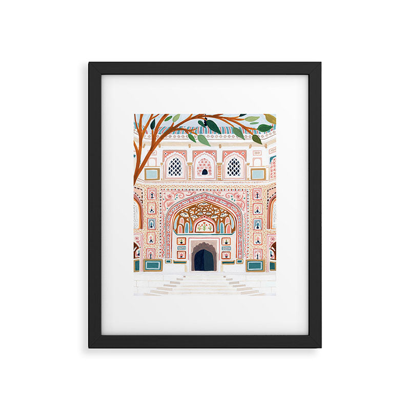 Amber Palace, India Framed Art Print Gallery Image 4