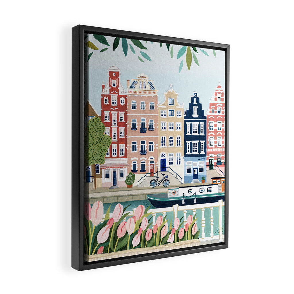 Amsterdam Framed Canvas Print Gallery Image 2