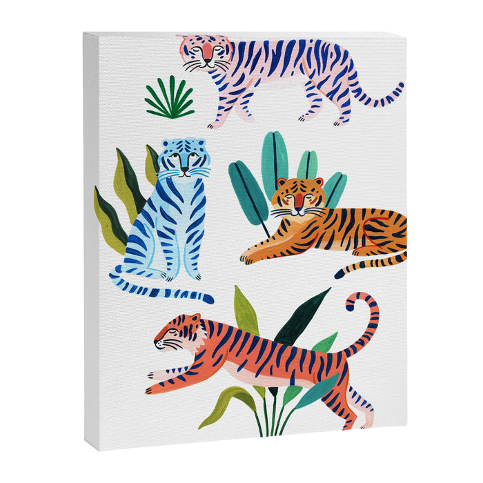 Asian Tigers Canvas Print Gallery Image 1