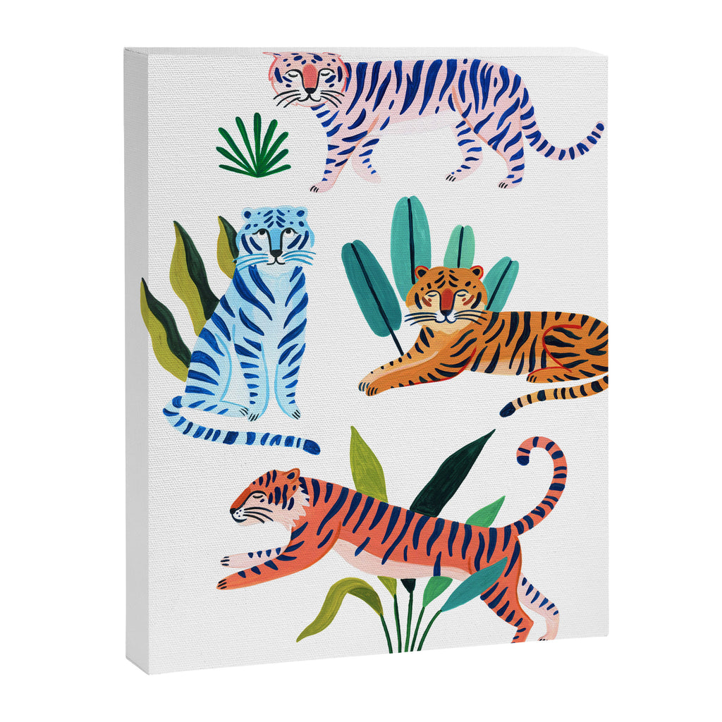 Asian Tigers Canvas Print Gallery Image 6
