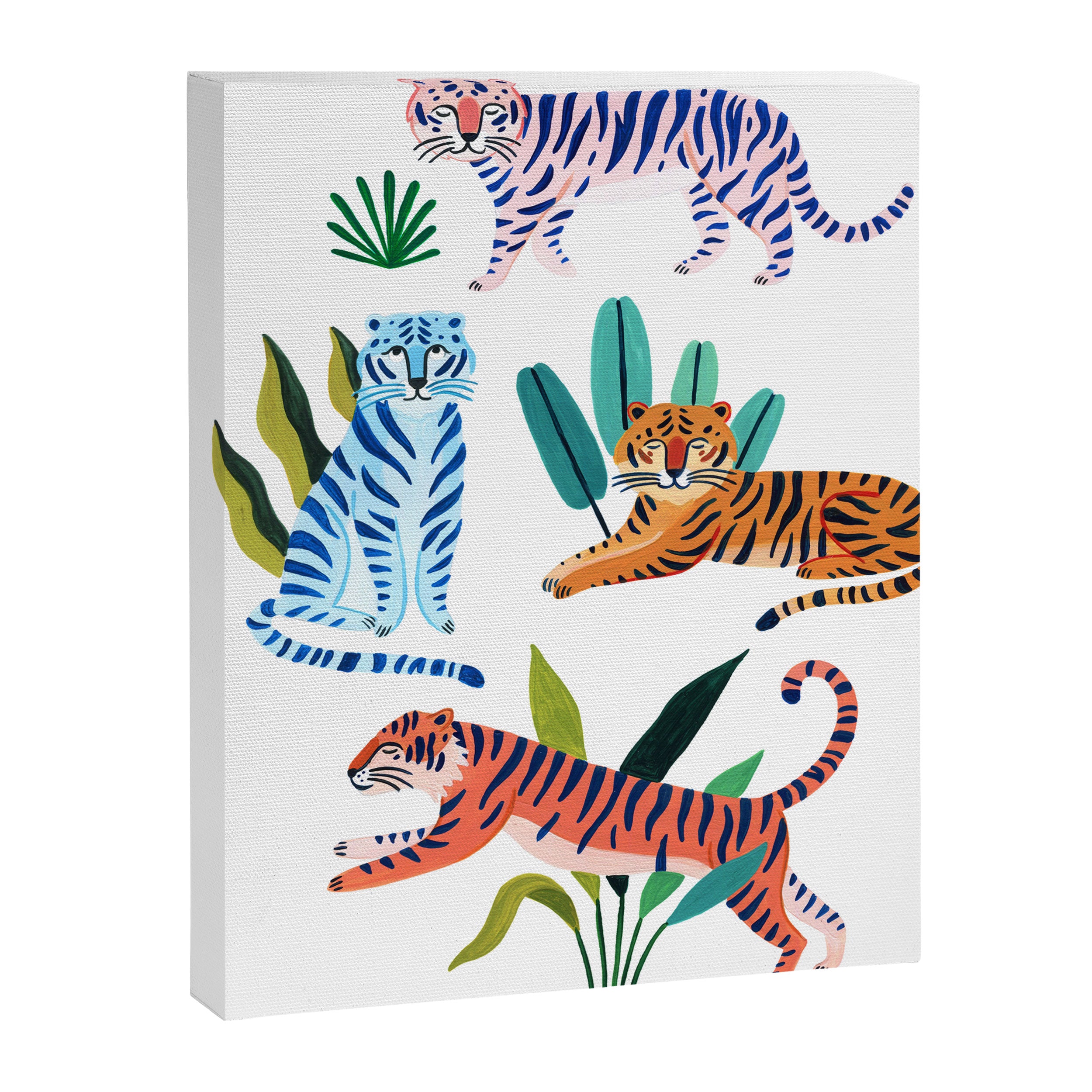 Asian Tigers Canvas Print Gallery Image 6