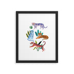 Asian Tigers Framed Art Print Gallery Image 5