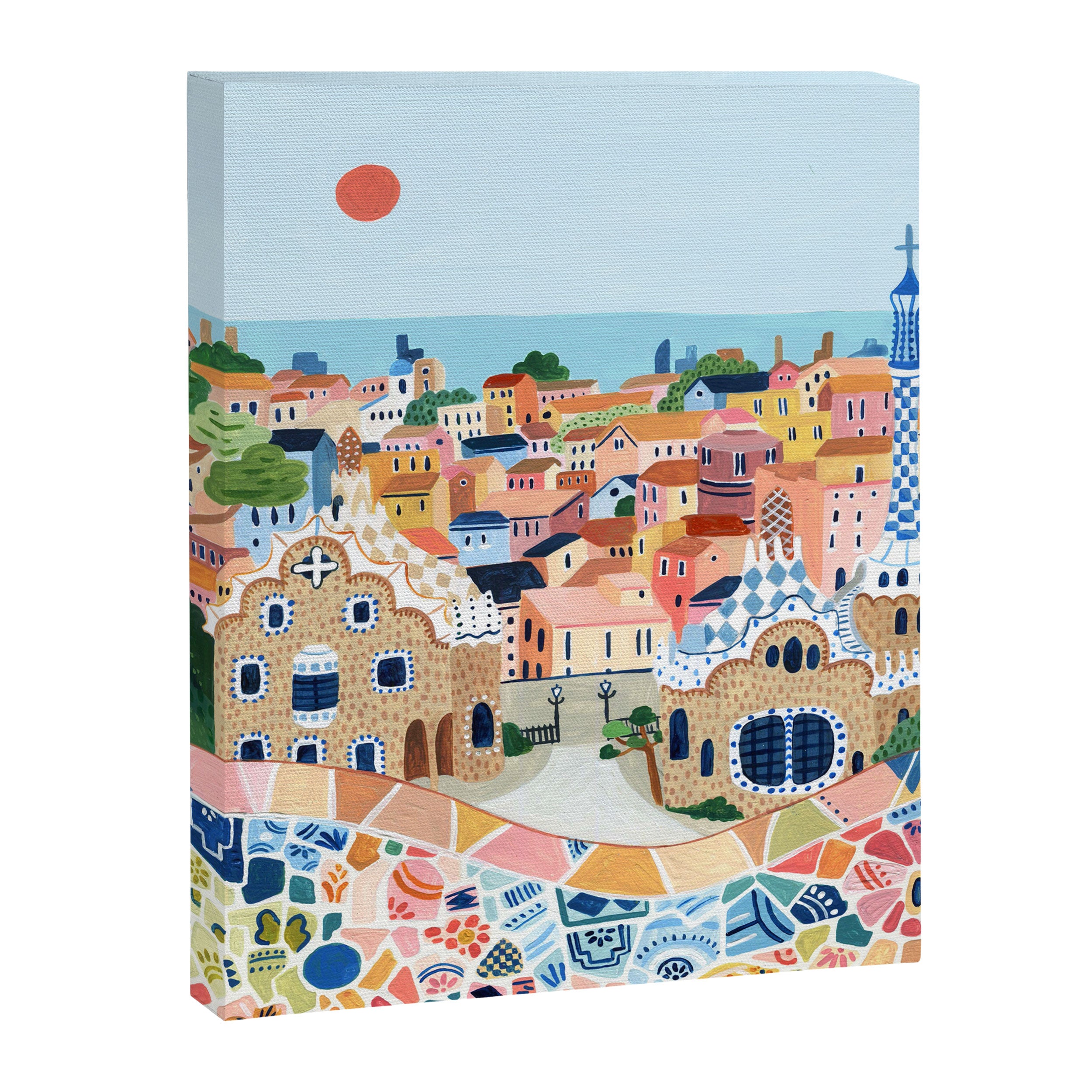 Barcelona Canvas Print Gallery Image 3