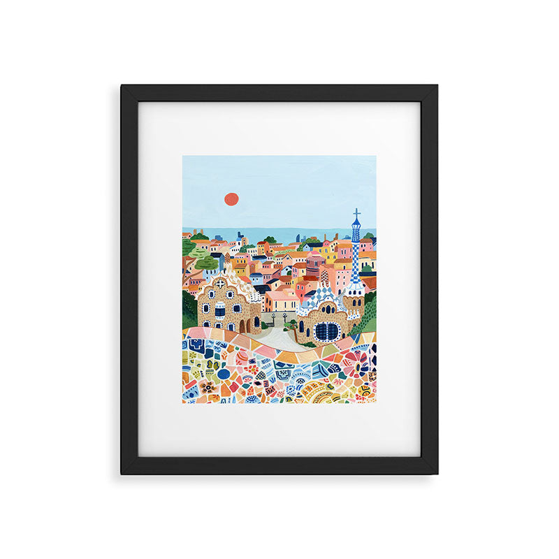Barcelona Framed Art Print Gallery Image 4