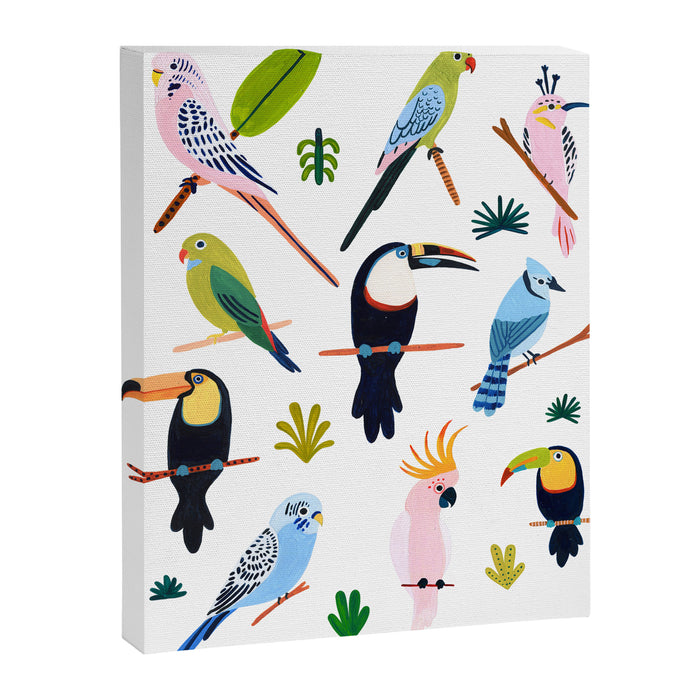Birds of the Rainforest Canvas Print Gallery Image 1