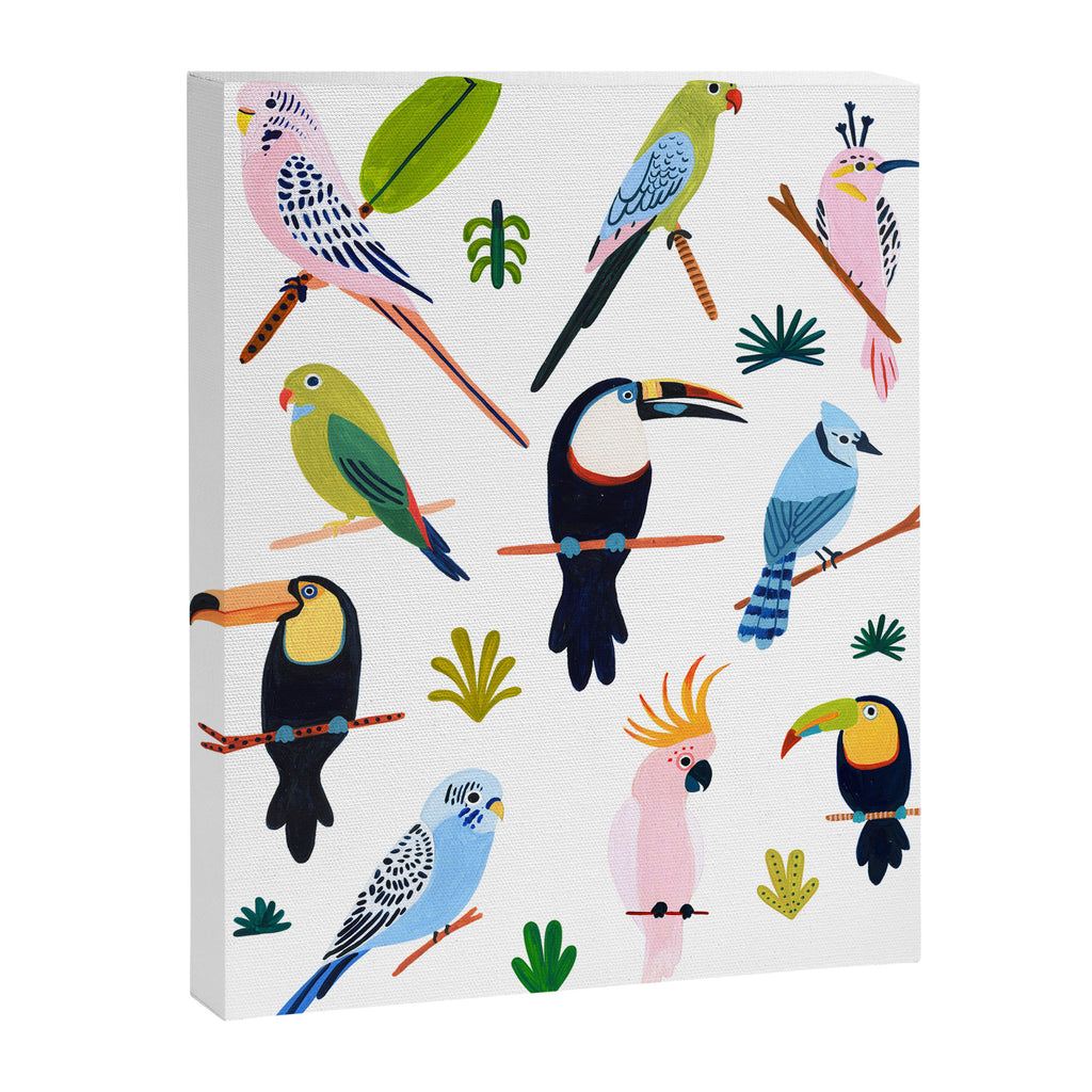 Birds of the Rainforest Canvas Print Gallery Image 6