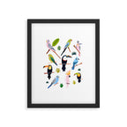 Birds of the Rainforest Framed Art Print Gallery Image 5