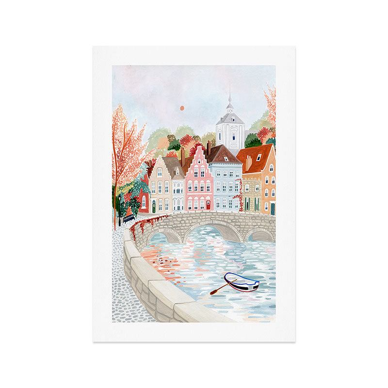 Bruges, Belgium Art Print Gallery Image 1