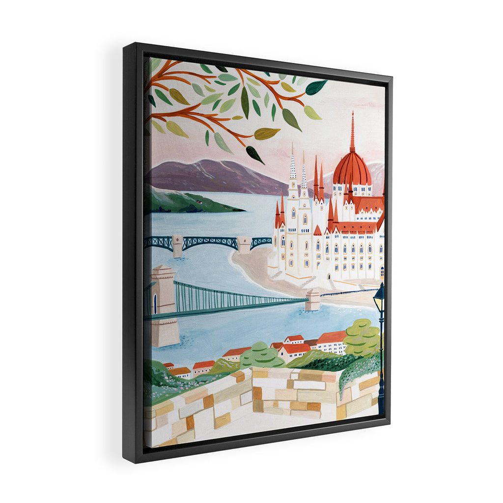 Budapest Framed Canvas Print Gallery Image 2