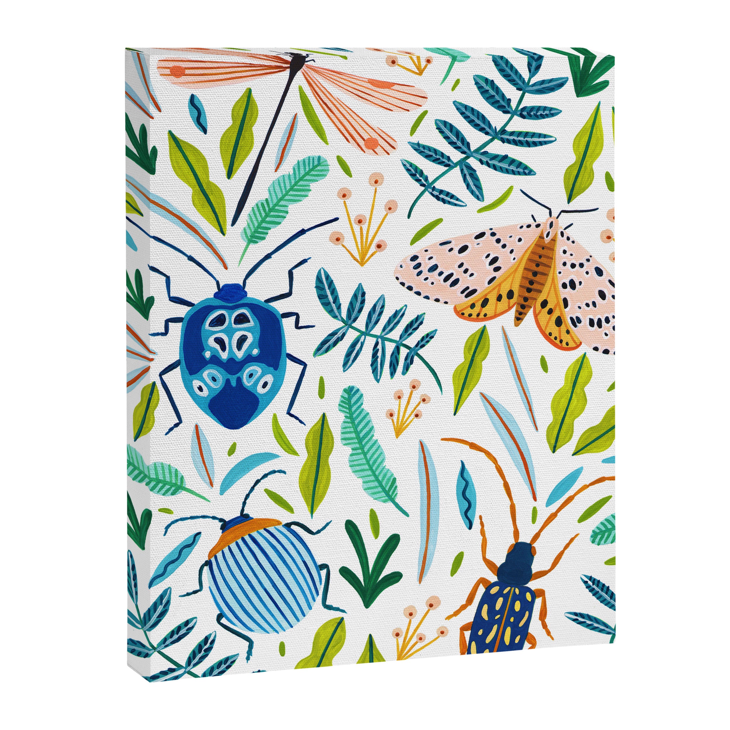 Bugs Pattern Canvas Print Gallery Image 6