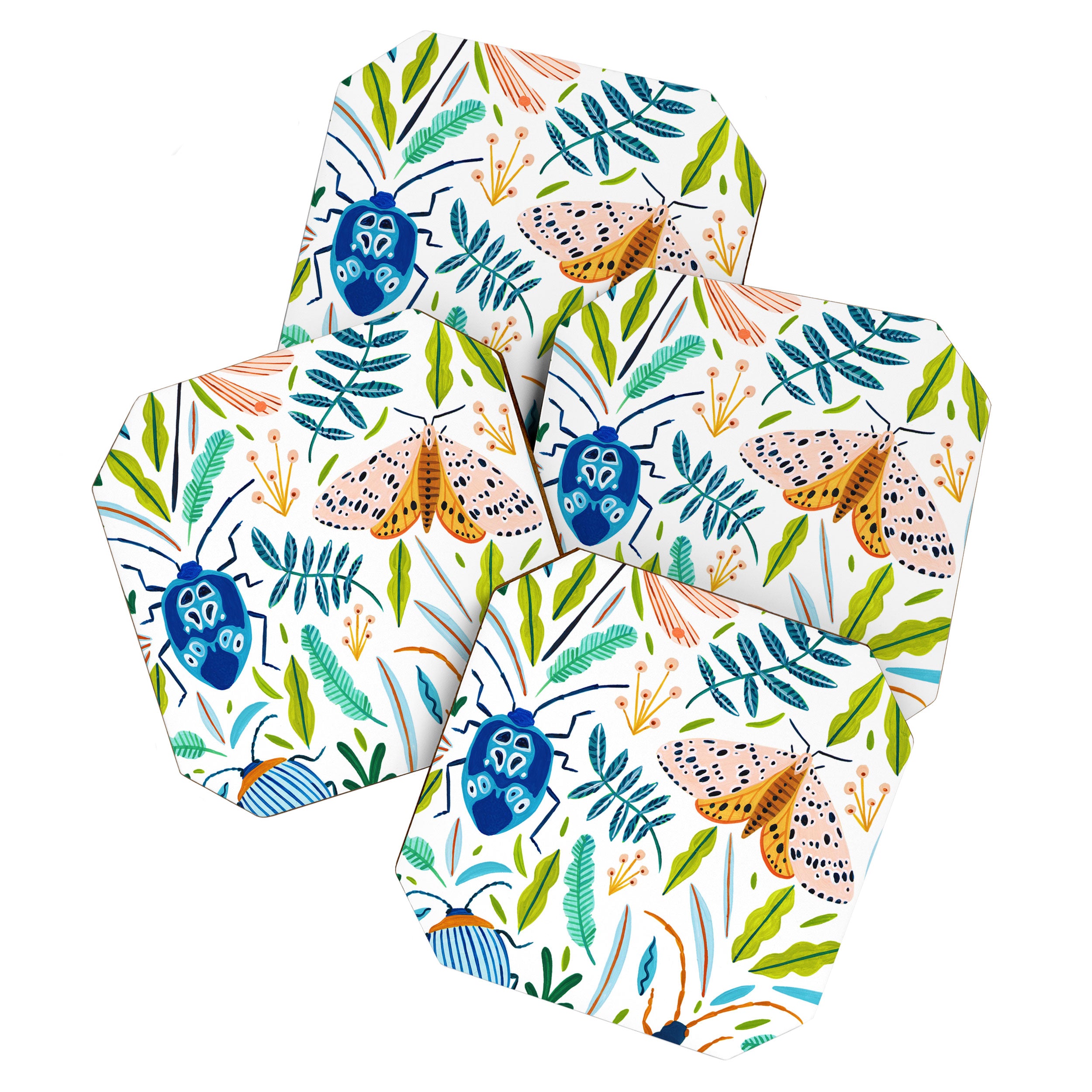Bugs Pattern Coaster Gallery Image 1
