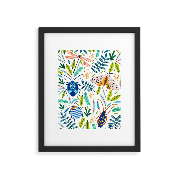 Bugs Pattern Framed Art Print Gallery Image 1