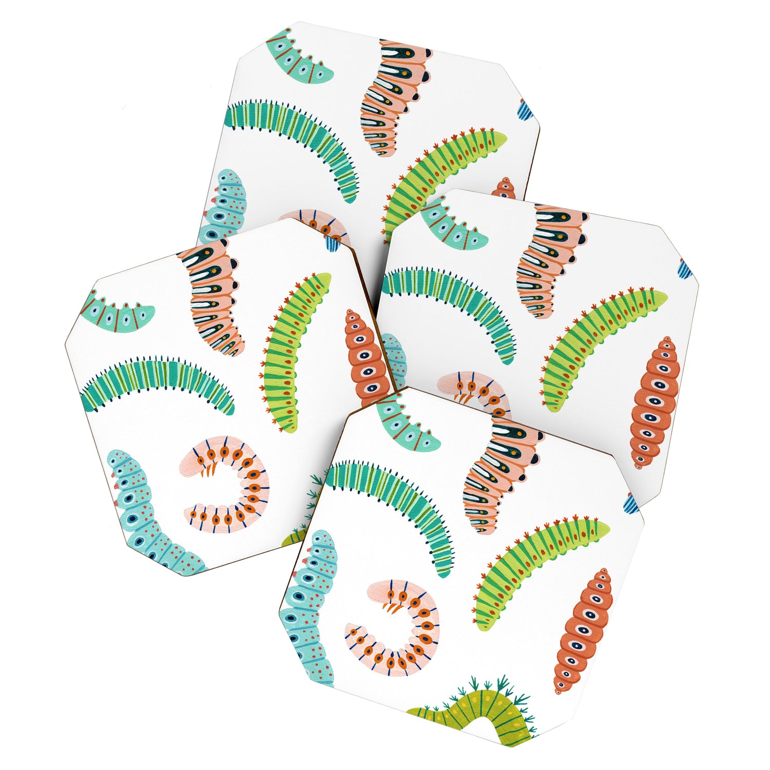 Chubby Caterpillars Coaster Gallery Image 1