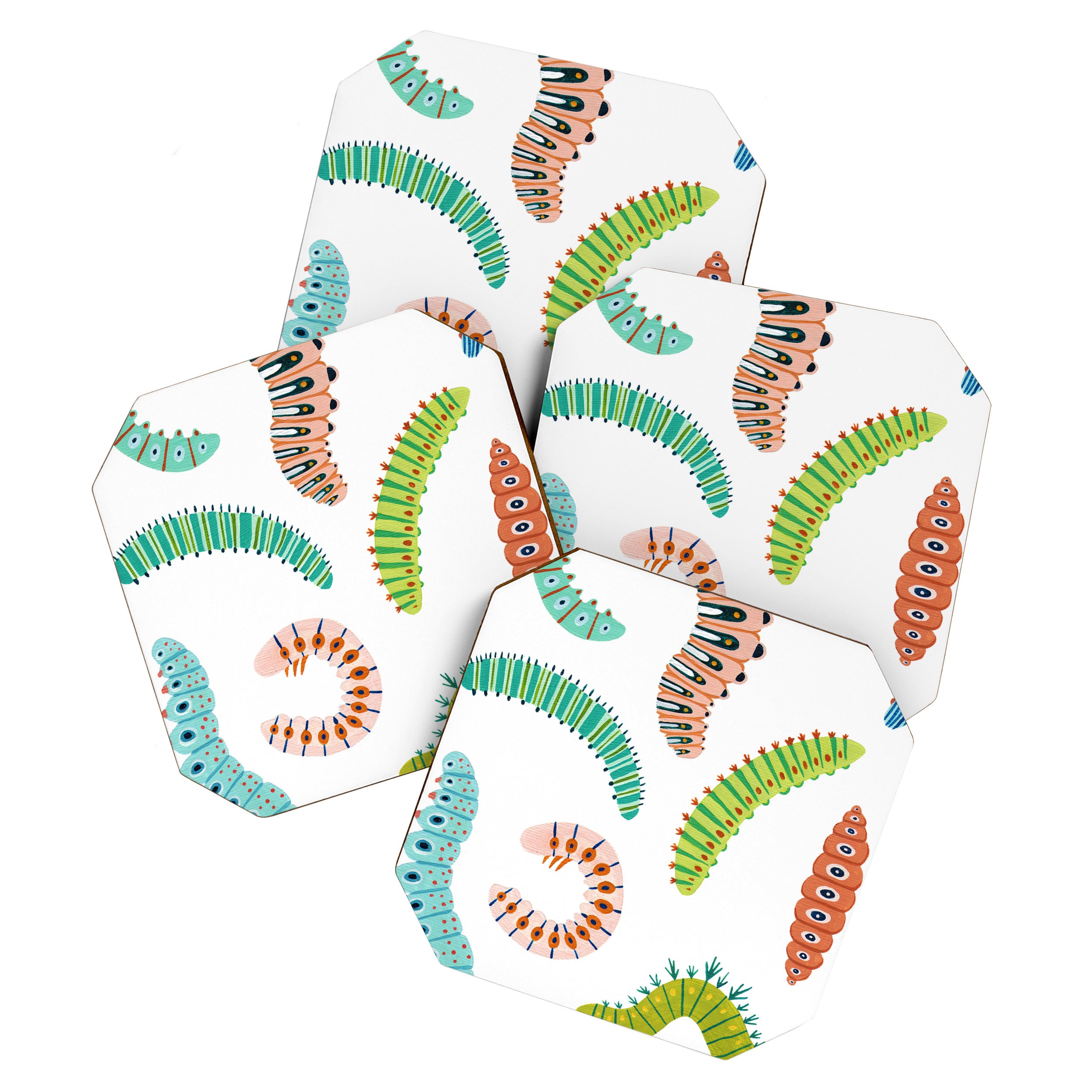 Chubby Caterpillars Coaster Gallery Image 1