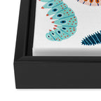 Chubby Caterpillars Framed Canvas Print Gallery Image 3