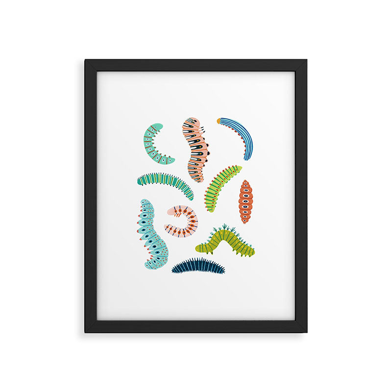 Chubby Caterpillars Framed Art Print Gallery Image 5