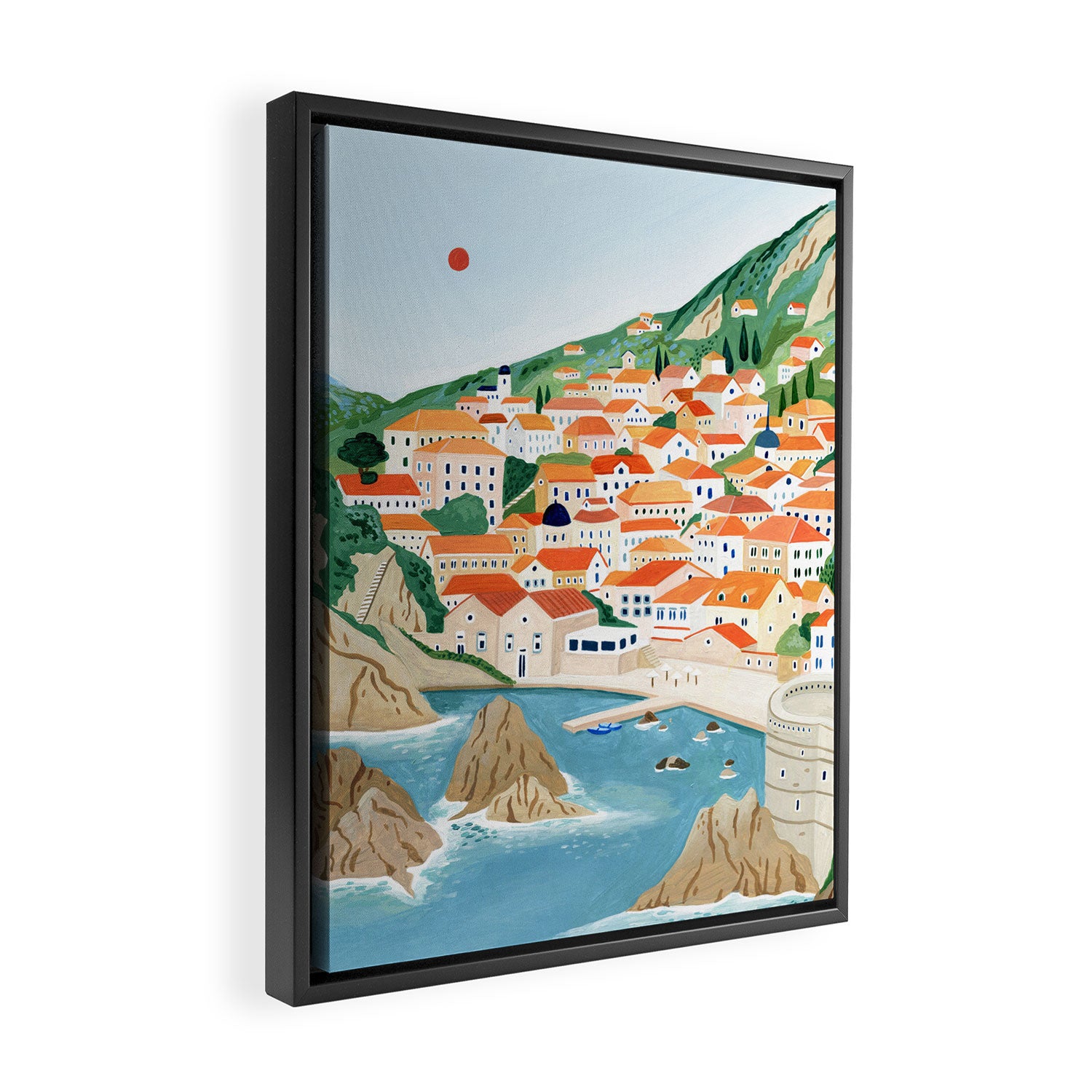Dubrovnik Framed Canvas Print Gallery Image 2