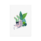 Fat Plant Kitty Art Print Gallery Image 1