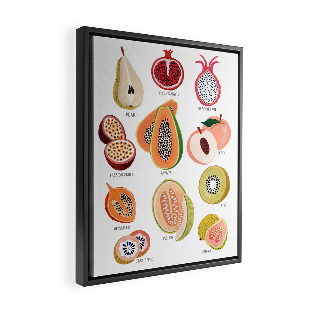 Fruit Collection Framed Canvas Print Gallery Image 2