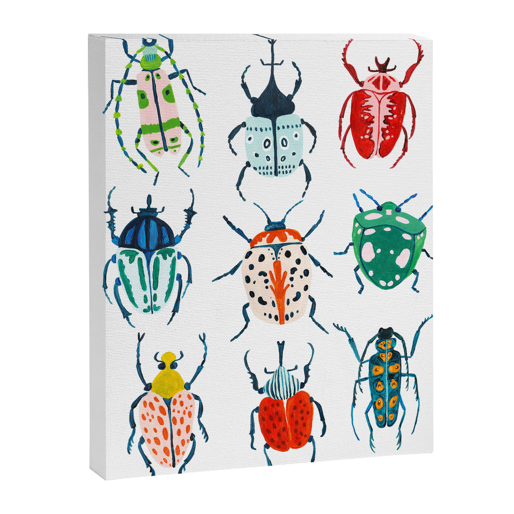 Garden Beetles Canvas Print Gallery Image 6
