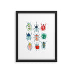 Garden Beetles Framed Art Print Gallery Image 5