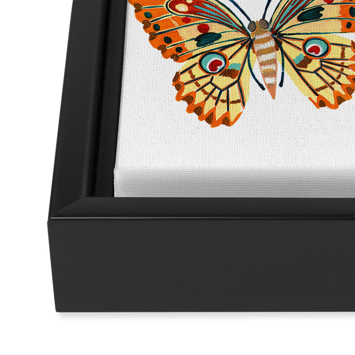 Garden Butterflies Framed Canvas Print Gallery Image 3
