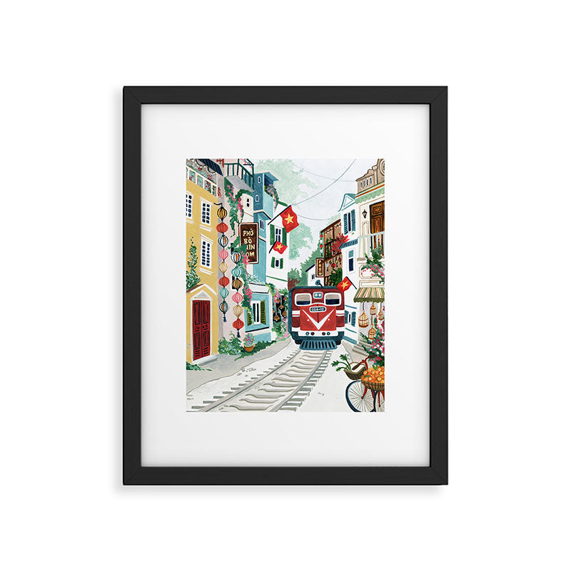 Hanoi, Vietnam Framed Art Print Gallery Image 4