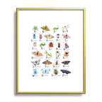 Insect Alphabet Framed Art Print Gallery Image 89
