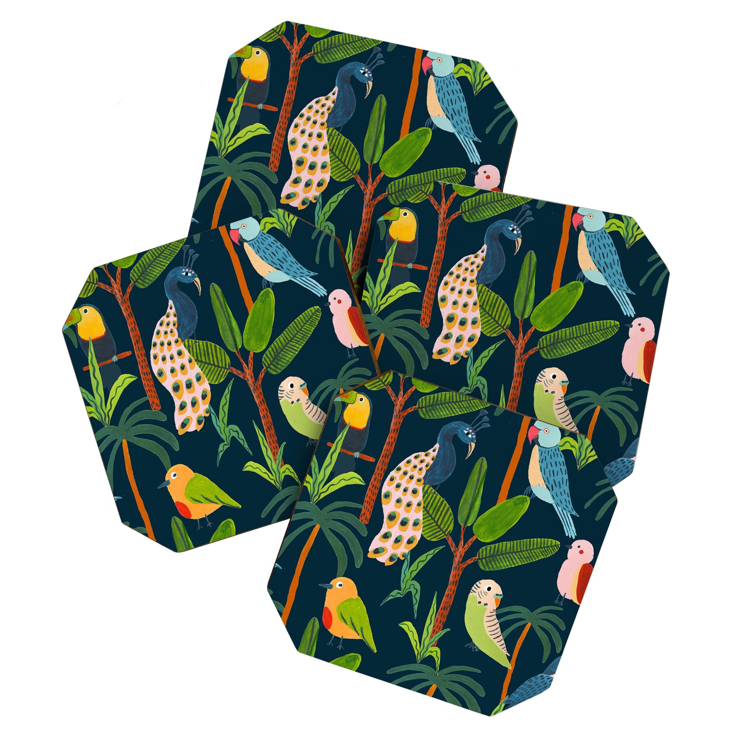 Jungle Birds Coaster Gallery Image 1