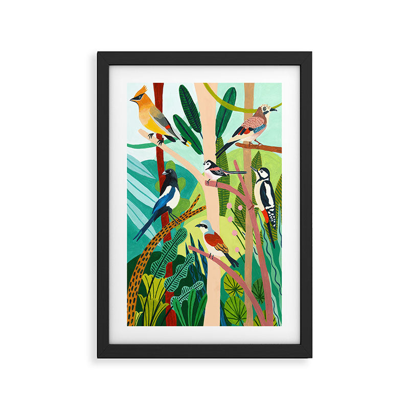 Jungle Birds  Framed Art Print Gallery Image 2