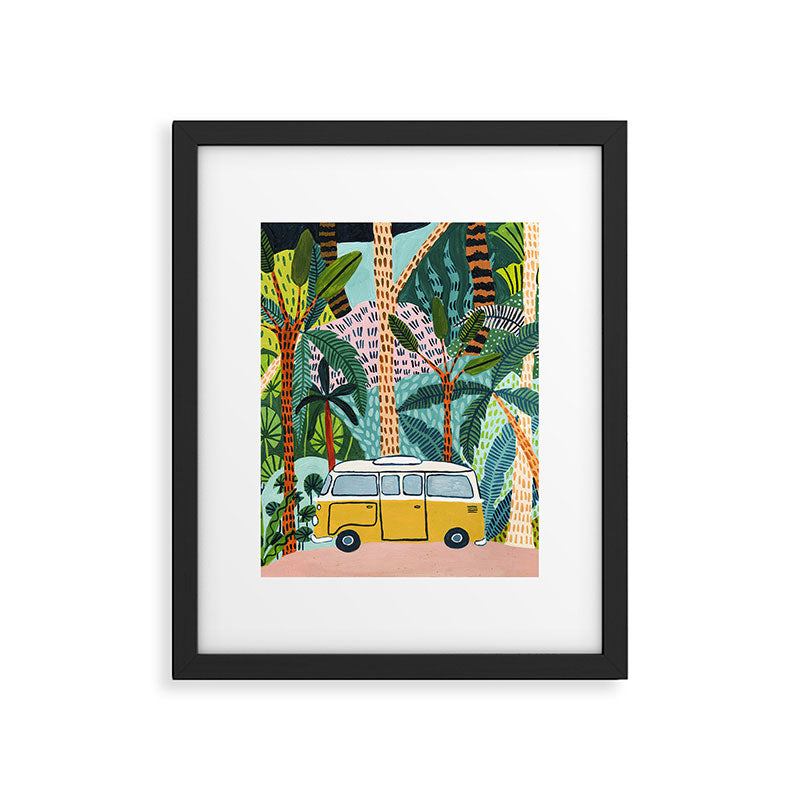 Jungle Camper Framed Art Print Gallery Image 6