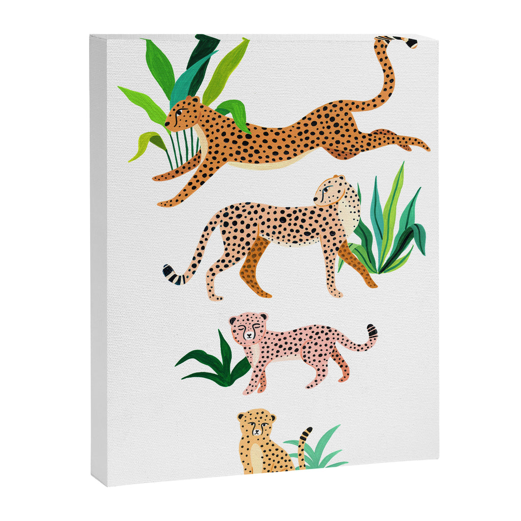Jungle Cheetah Family Canvas Print Gallery Image 6