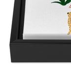 Jungle Cheetah Family Framed Canvas Print Gallery Image 3