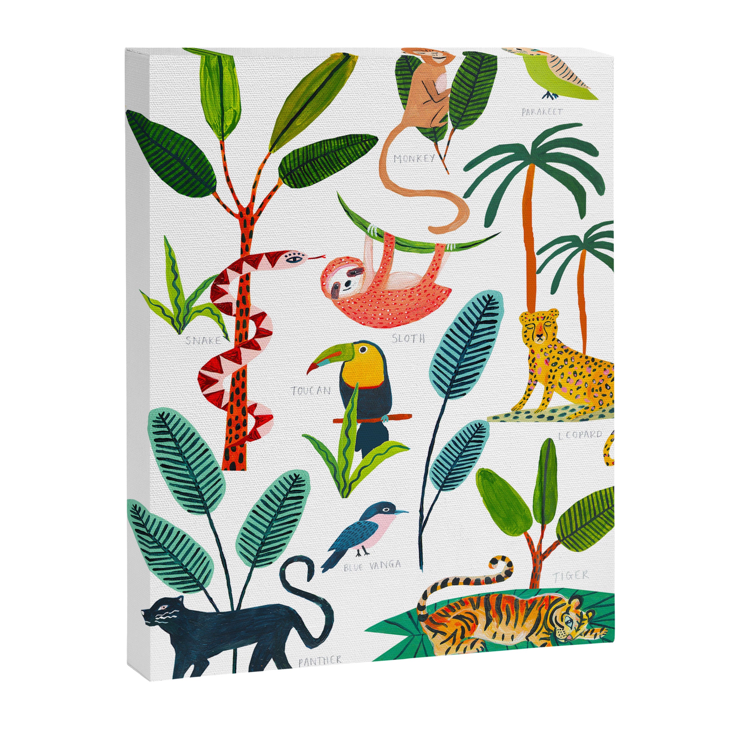 Jungle Creatures Canvas Print Gallery Image 6