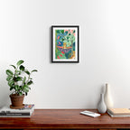 Jungle Leopard Family Framed Art Print Gallery Image 2
