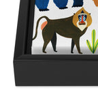 Jungle Monkeys Framed Canvas Print Gallery Image 3