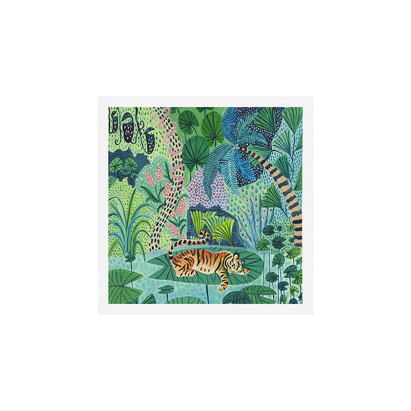 Jungle Tiger Art Print Gallery Image 1
