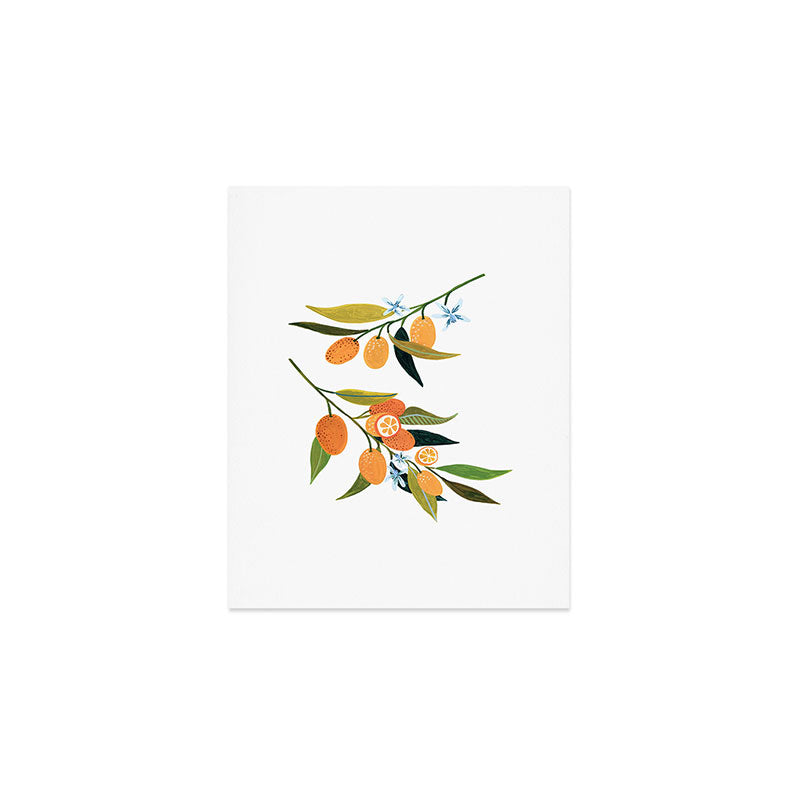 Kumquat Branch Art Print Gallery Image 1
