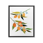 Kumquat Branch Framed Canvas Print Gallery Image 6